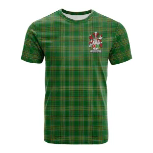 Atkinson Irish Clan Tartan Cotton T-shirt with Coat of Arms