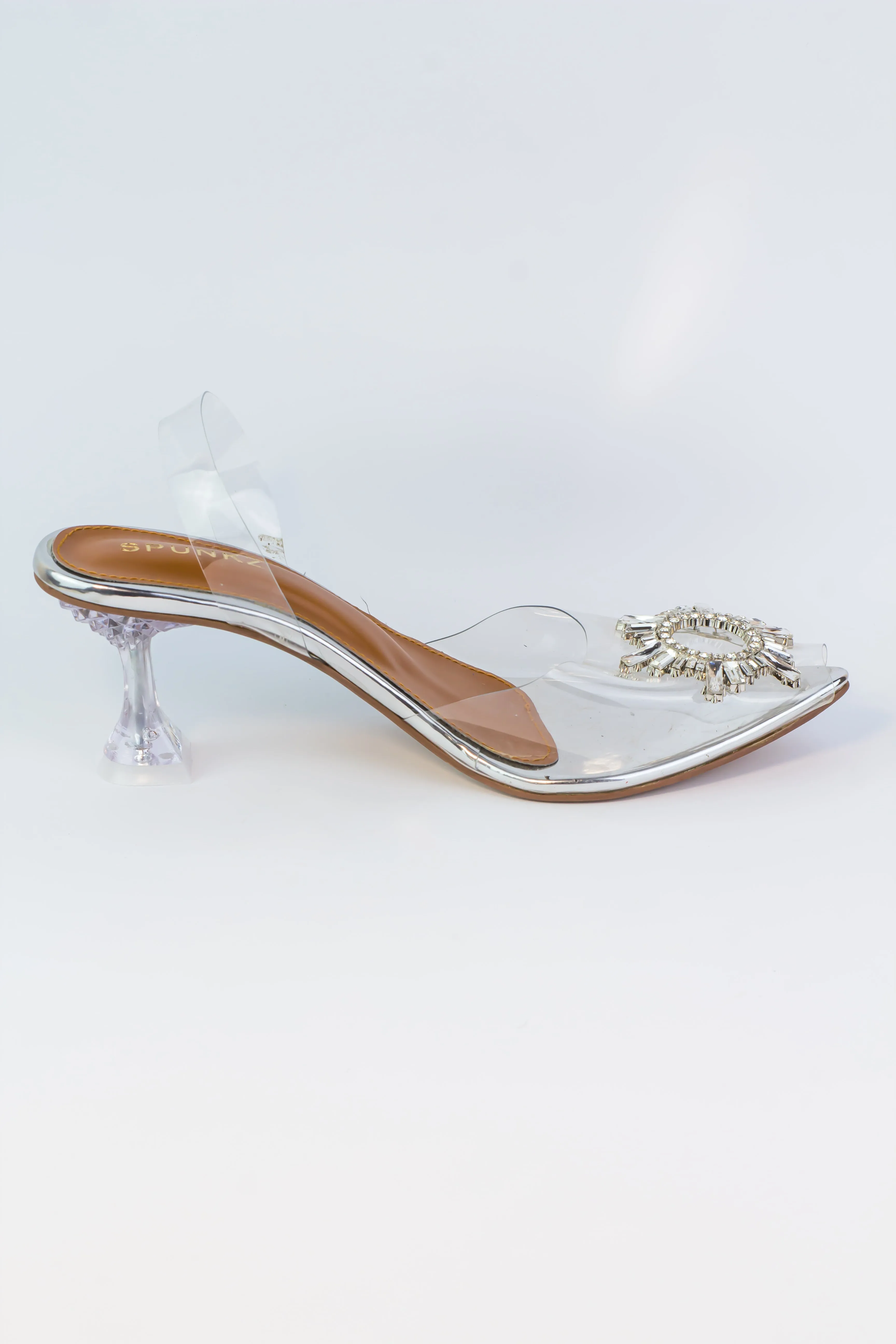 Begum Cinderella Heels (Silver)