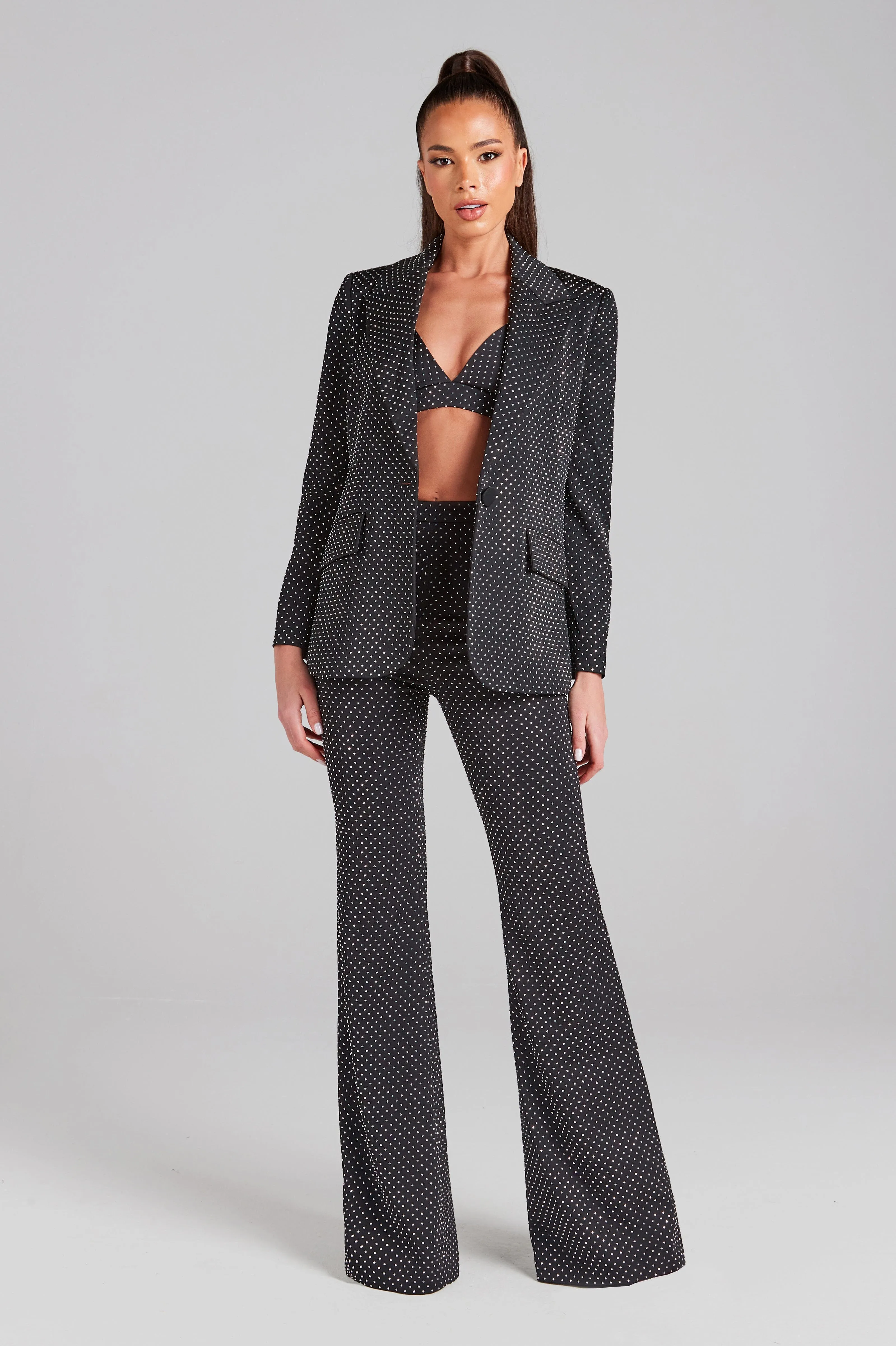 BLINGBLING BLAZER THREE-PIECE SUIT