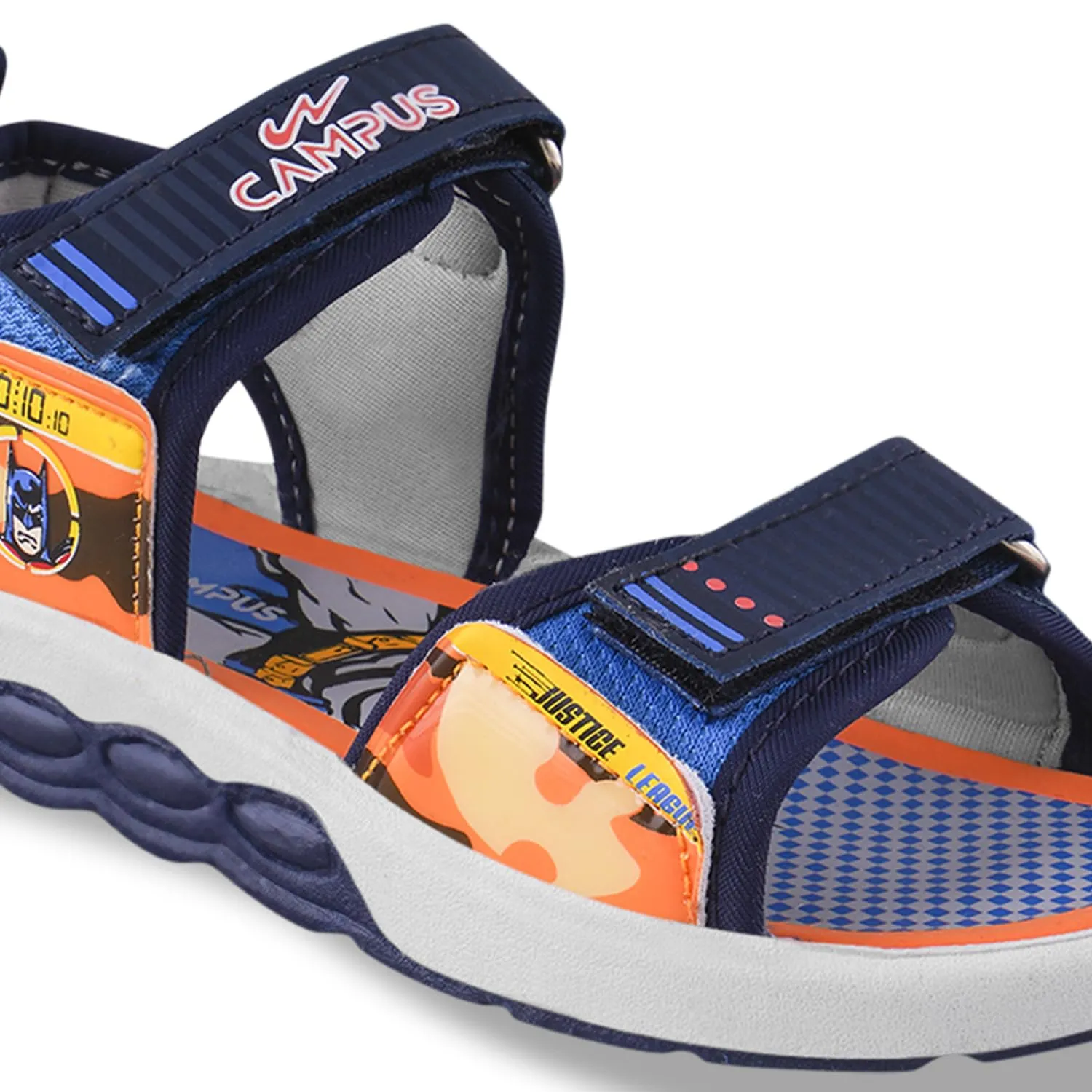 Campus Kid's DRS-212 NAVY/SKY Sandals 1-UK/India