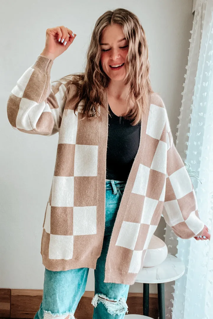 Checkerboard Cardigan