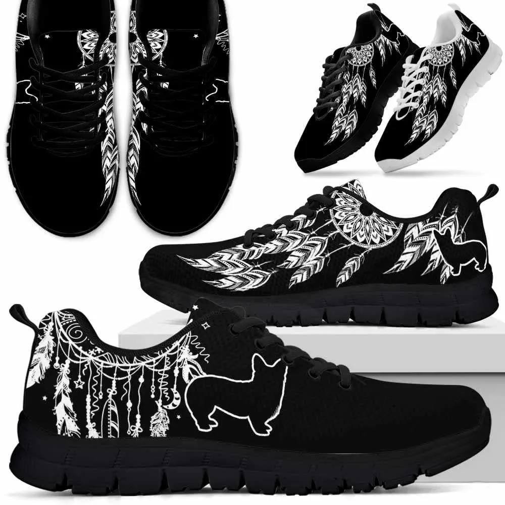 Corgi Sneaker, Corgi Dreamcatcher Sneakers Running Shoes Gift Women Men, Corgi Shoes