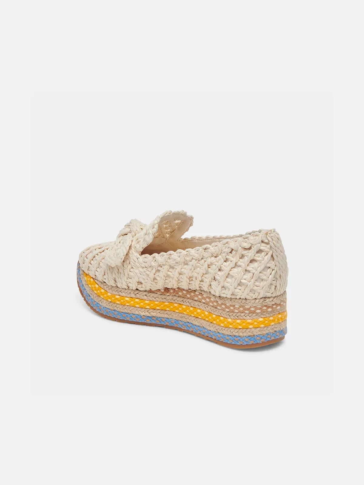 Dolce Vita Jaka Raffia Platform Sneaker