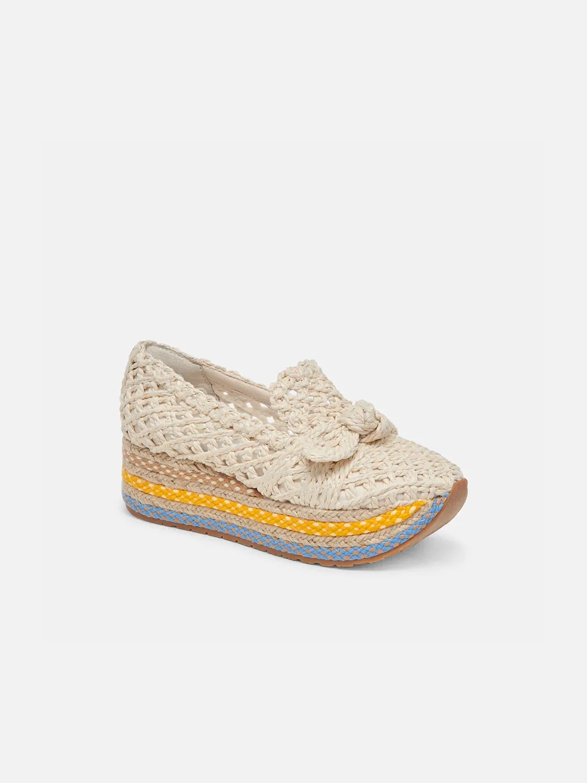 Dolce Vita Jaka Raffia Platform Sneaker