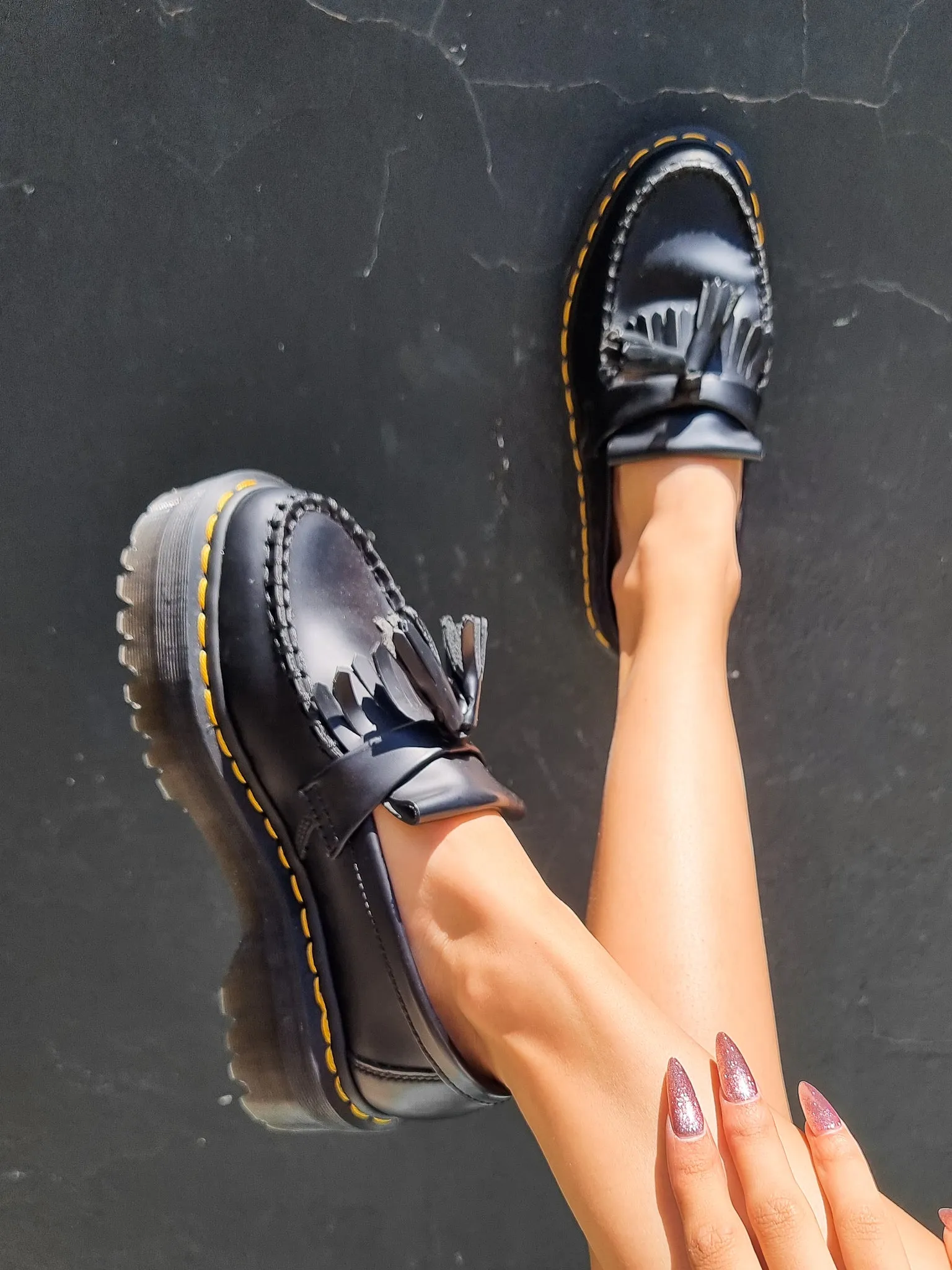 DR. MARTENS ADRIAN QUAD BLACK SMOOTH