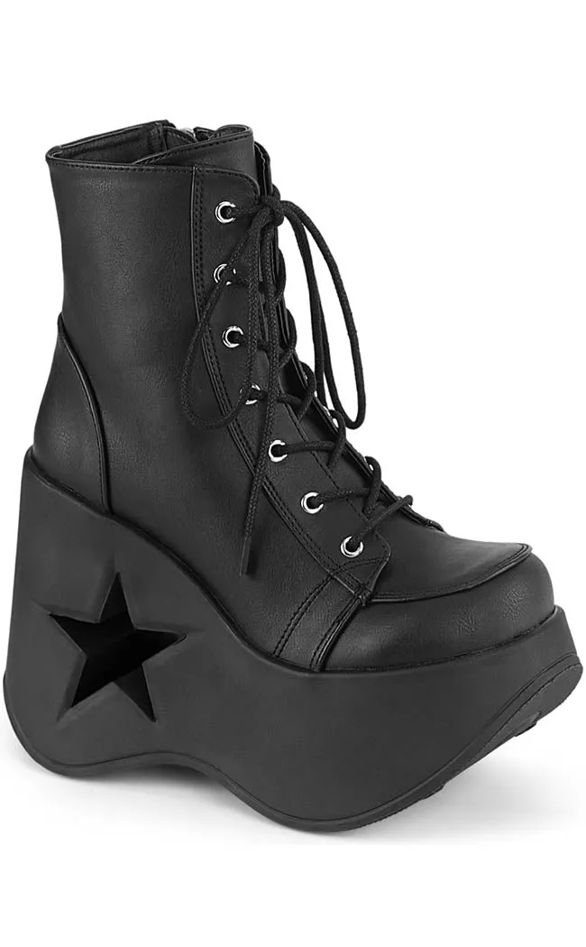 DYNAMITE-106 Black Matte Ankle Boots