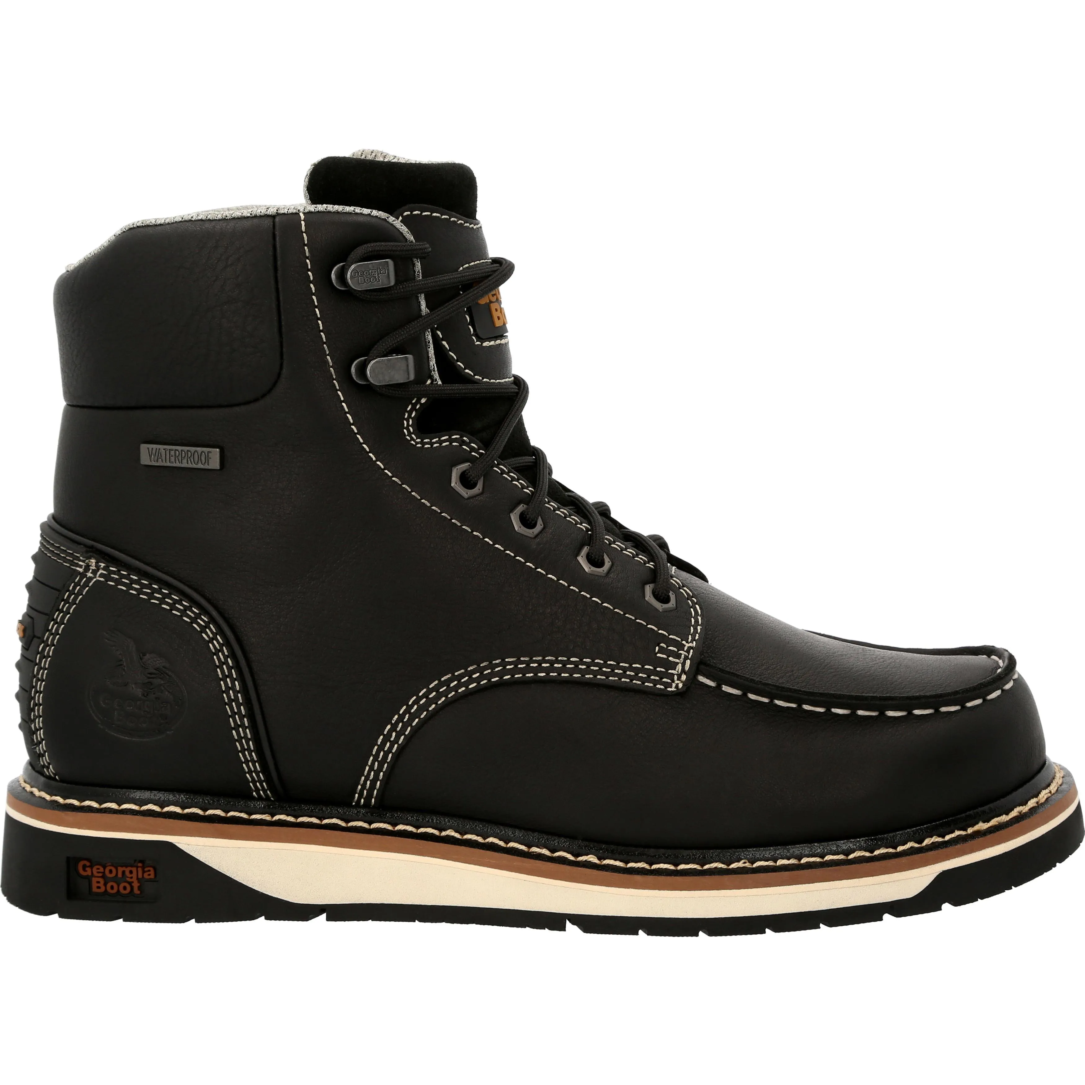 Georgia Boot AMP LT Wedge Waterproof Moc-Toe Work Boot