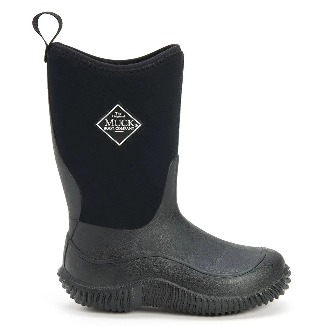 Hale Kids Pull On Wellington Boot - Black by Muckboot