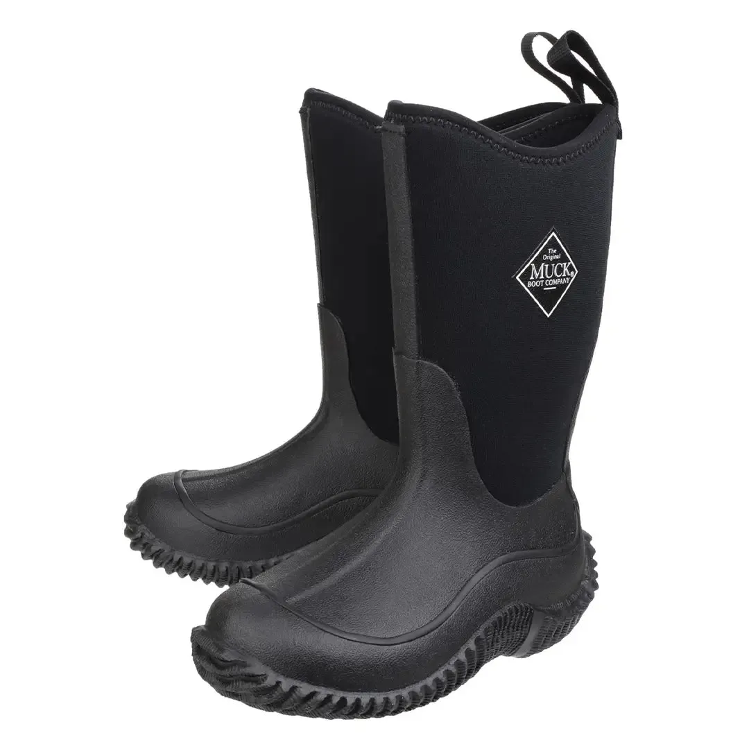 Hale Kids Pull On Wellington Boot - Black by Muckboot