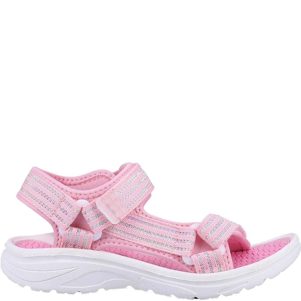 Kids Bodiam Recycled Sandals Pink/White