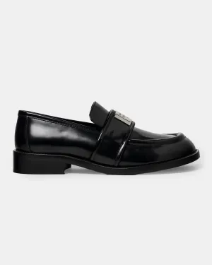 Leather Loafers in Black