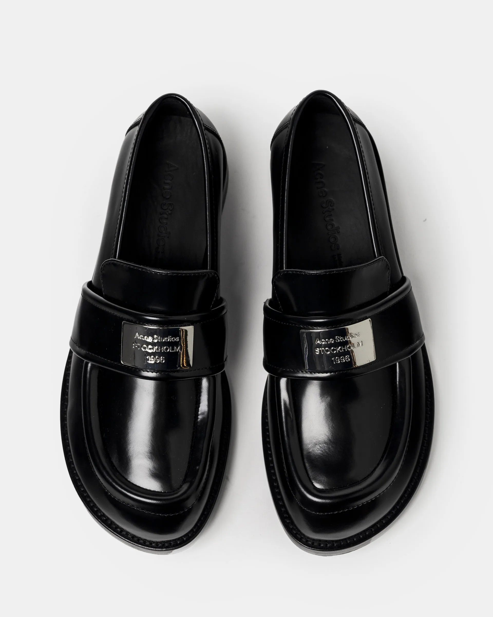 Leather Loafers in Black