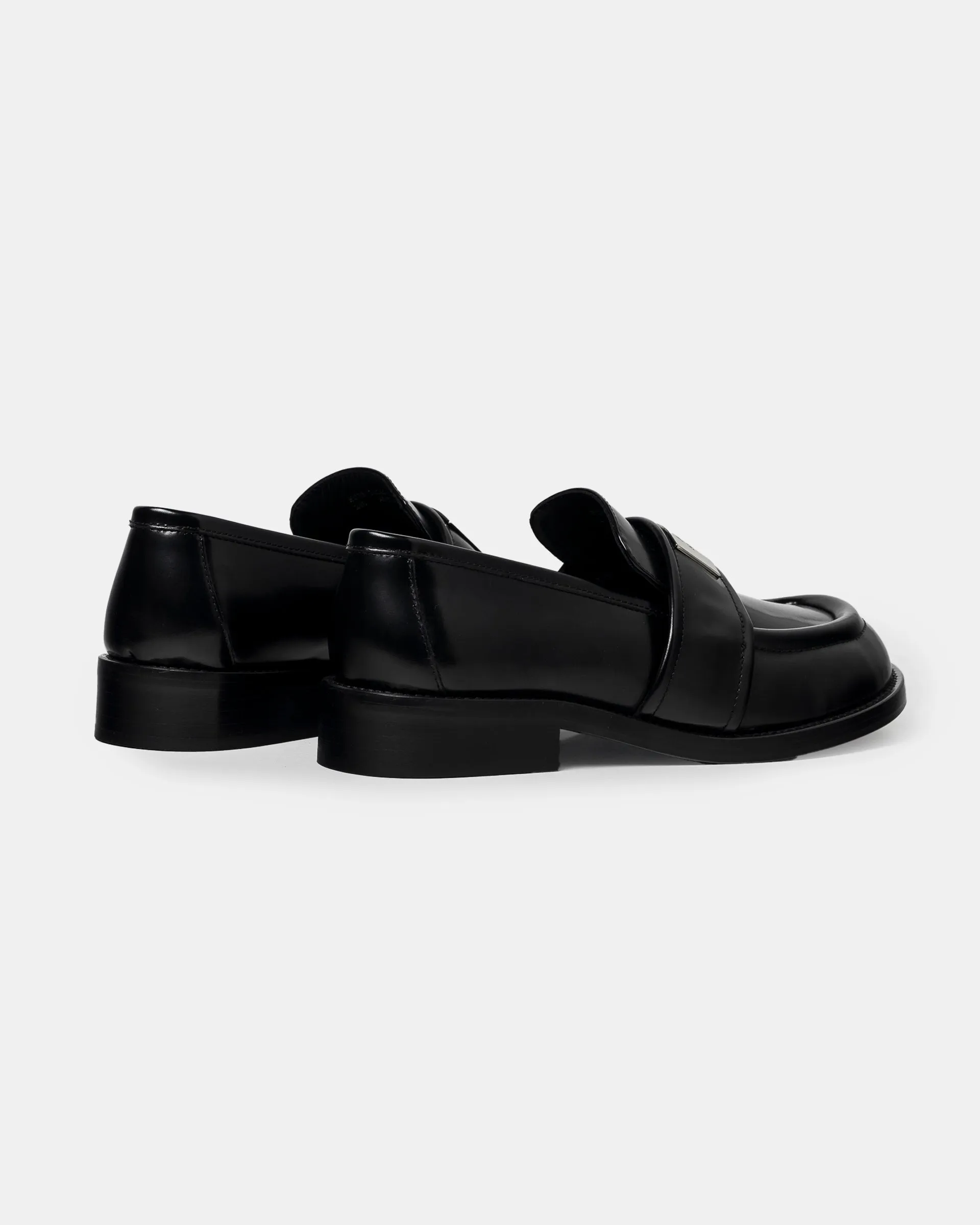 Leather Loafers in Black