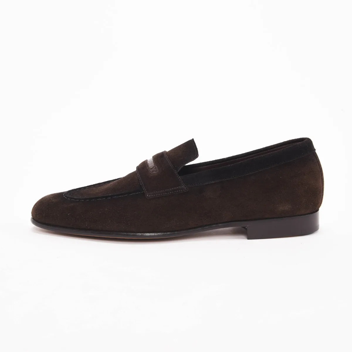 Louis Vuitton Brown Suede Glove Loafers UK 7.5