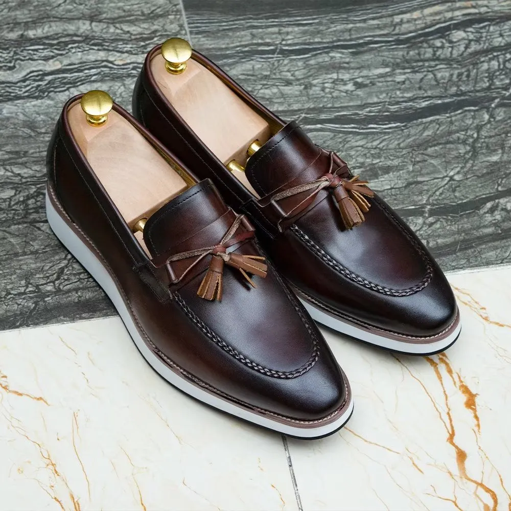 Luxury Leather Elegant Tassel Loafers