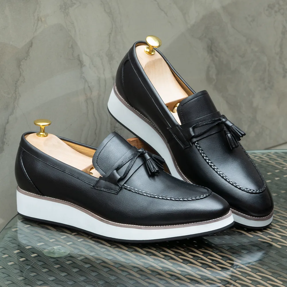 Luxury Leather Elegant Tassel Loafers