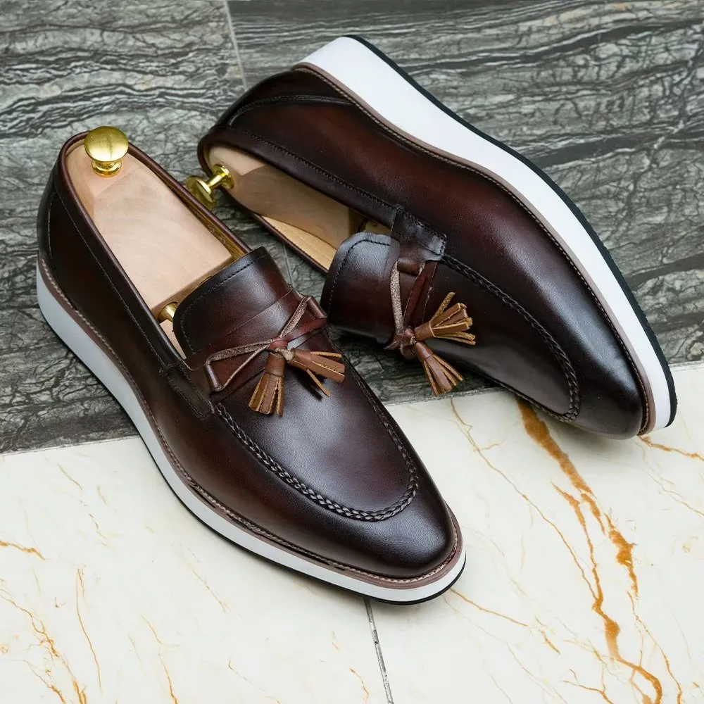 Luxury Leather Elegant Tassel Loafers