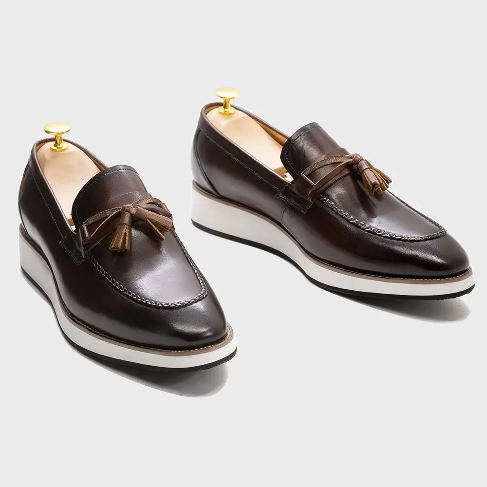 Luxury Leather Elegant Tassel Loafers