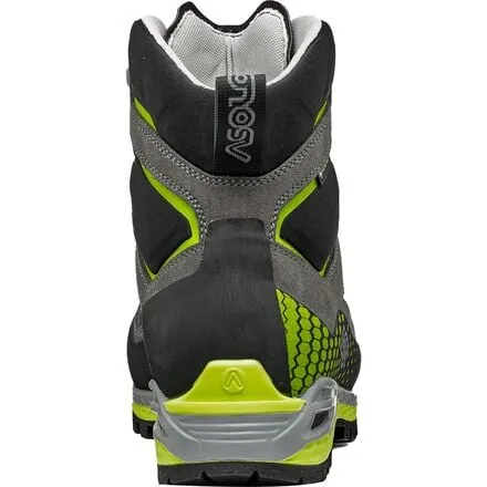 Men's Freney Evo climbing boots Asolo, Graphite/Green Lime color