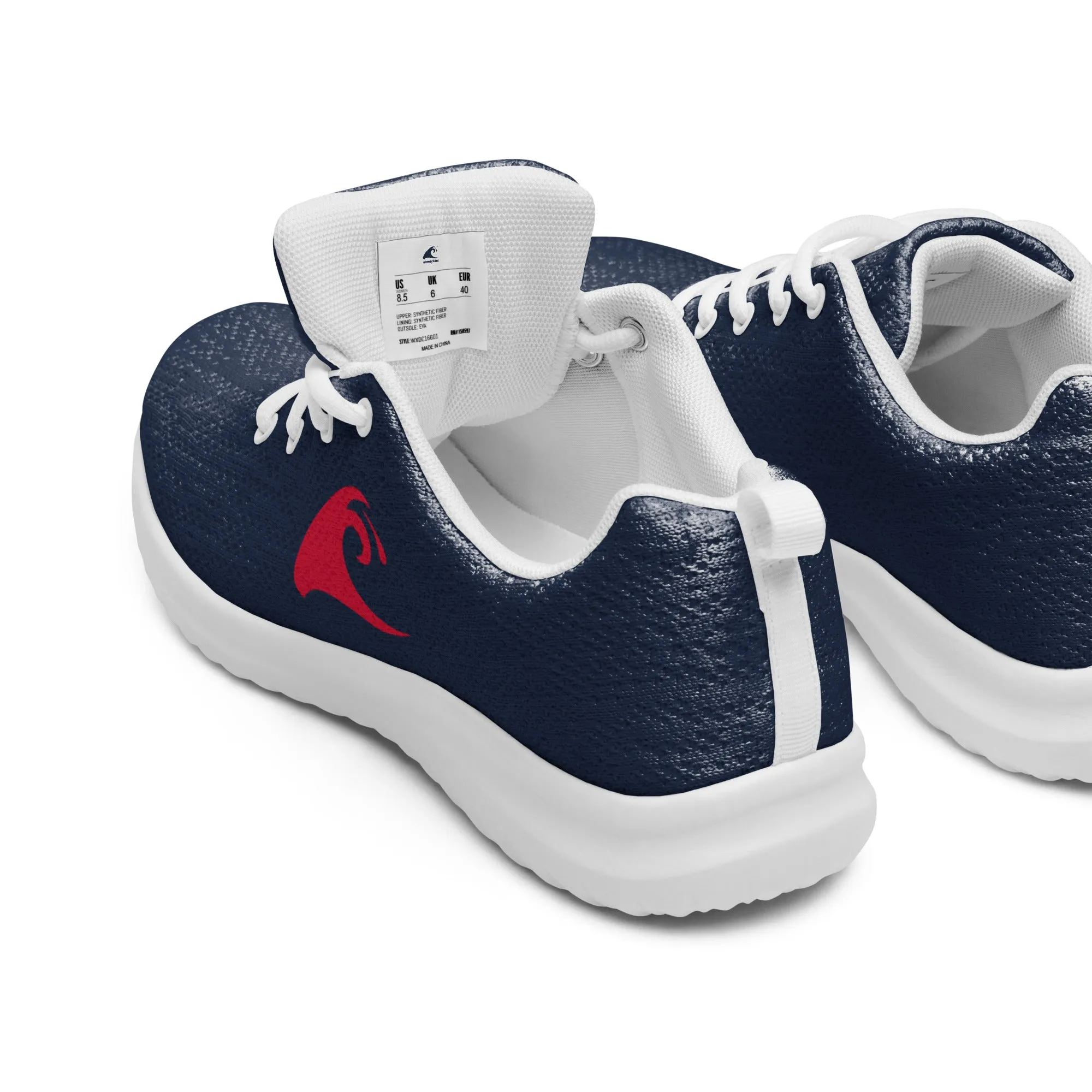 Men’s Navy Blue Athleisure Shoes with Extremely Stoked Red Epic Wave Logo