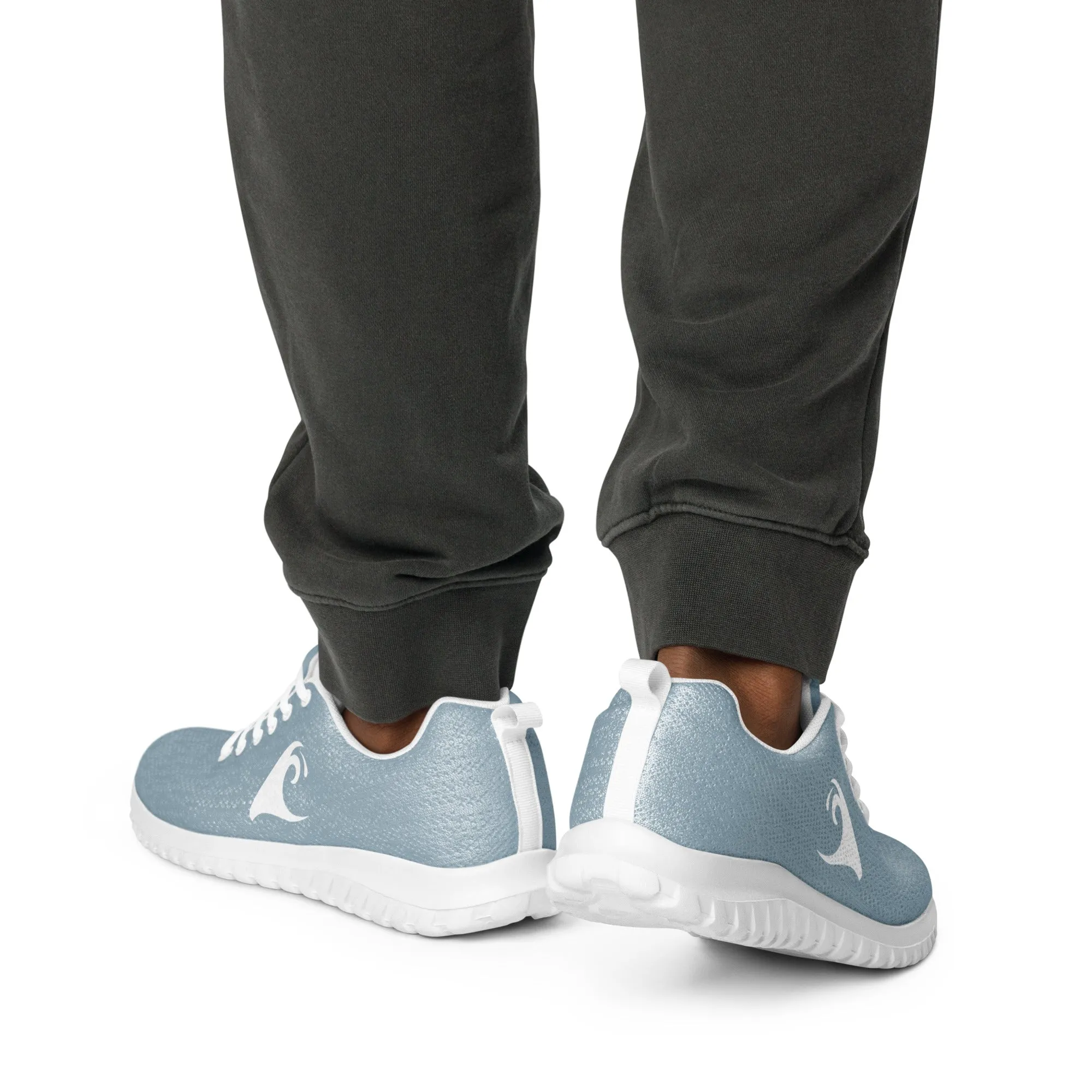 Men’s Slate Blue Athleisure Shoes with Extremely Stoked Epic Wave Logo