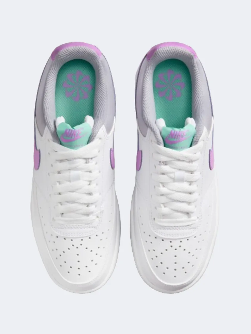 Nike Court Vision Low Next Nature Women Lifestyle Shoes White/Fuchsia