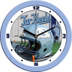 North Carolina Wall Clock - Football Helmet