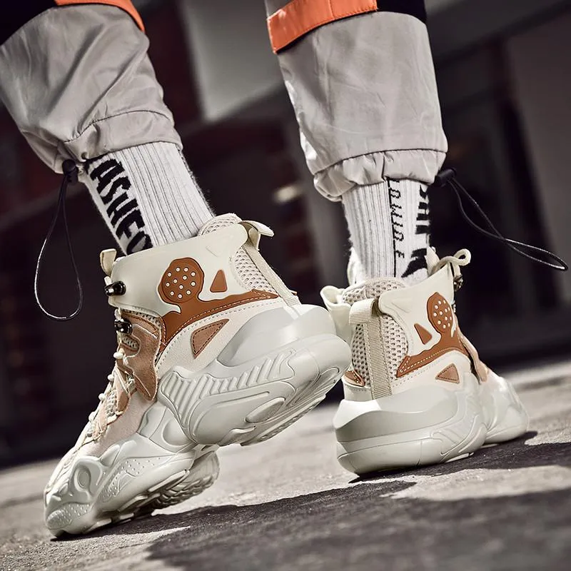 RENEGADE 'War Zone' X9X Sneakers - Beige/Brown