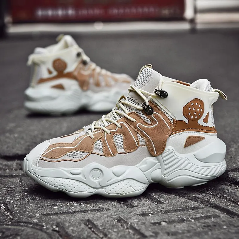 RENEGADE 'War Zone' X9X Sneakers - Beige/Brown