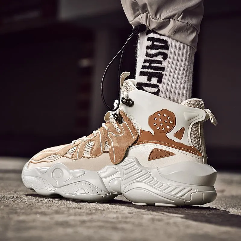 RENEGADE 'War Zone' X9X Sneakers - Beige/Brown