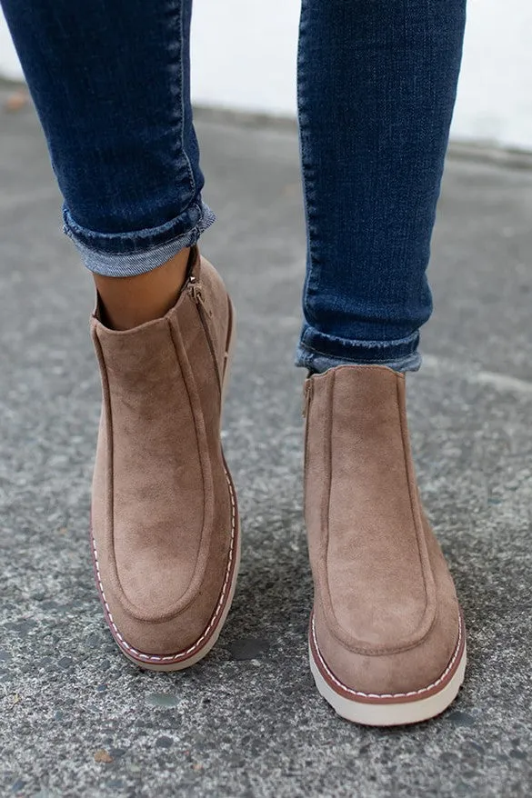 Taupe Tally Mocc Boots (7-11)