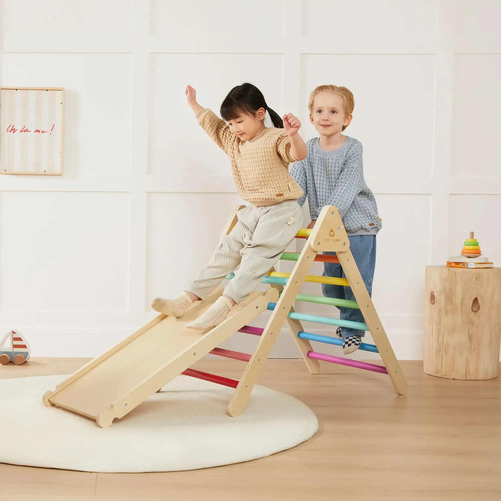 Tiny Land® 7-in-1 Rainbow Climbing Set