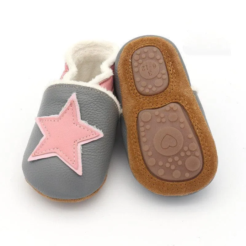 TinyToes Soft Soled Cartoon Walking Shoes – Elastic Band for Easy Wear