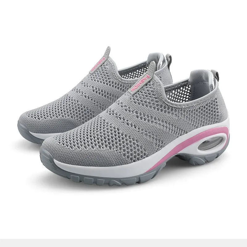 Women's breathable air cushion lightweight running tennis sneakers