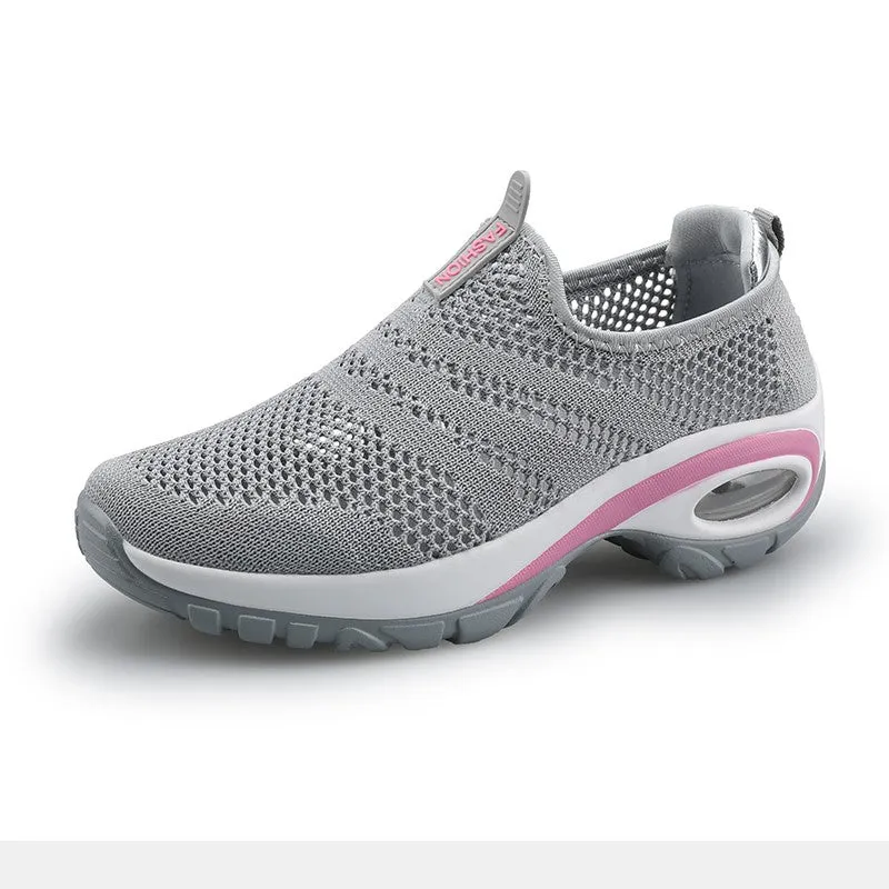 Women's breathable air cushion lightweight running tennis sneakers