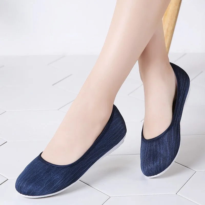 Women's simple leisure fashion walking flat loafers