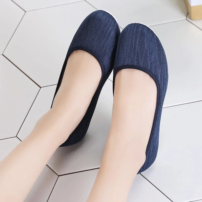 Women's simple leisure fashion walking flat loafers