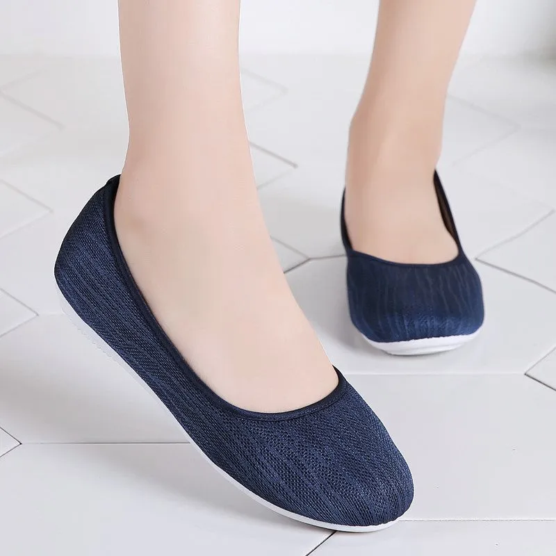 Women's simple leisure fashion walking flat loafers