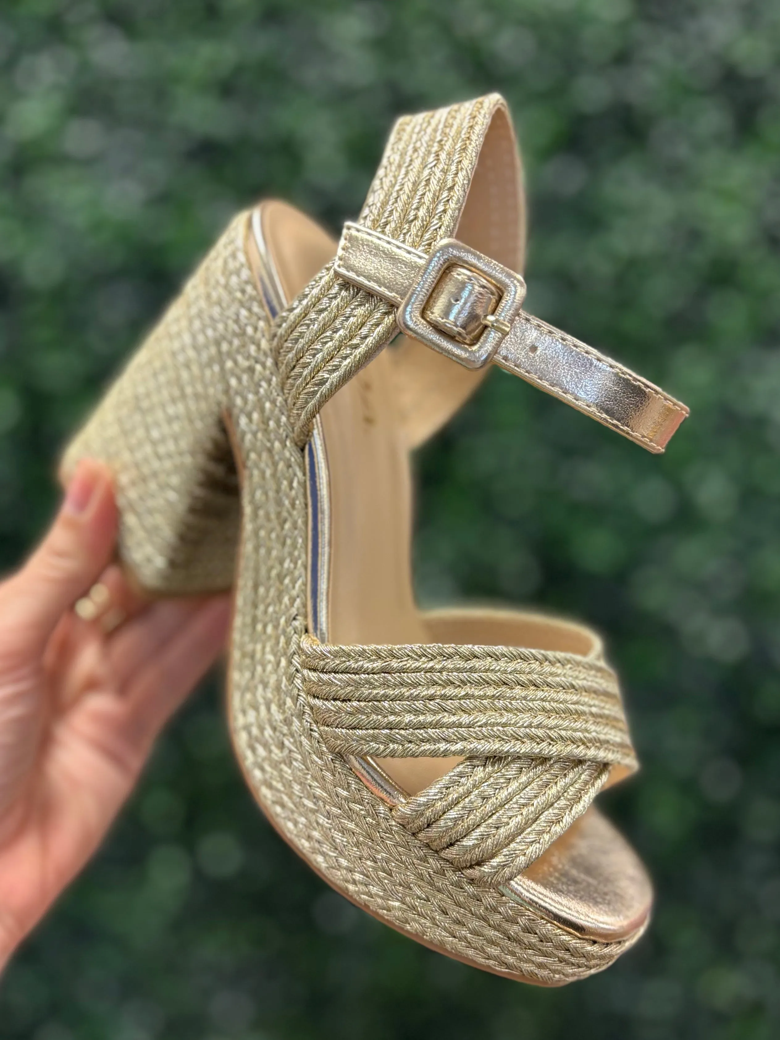 Yara - Gold Raffia