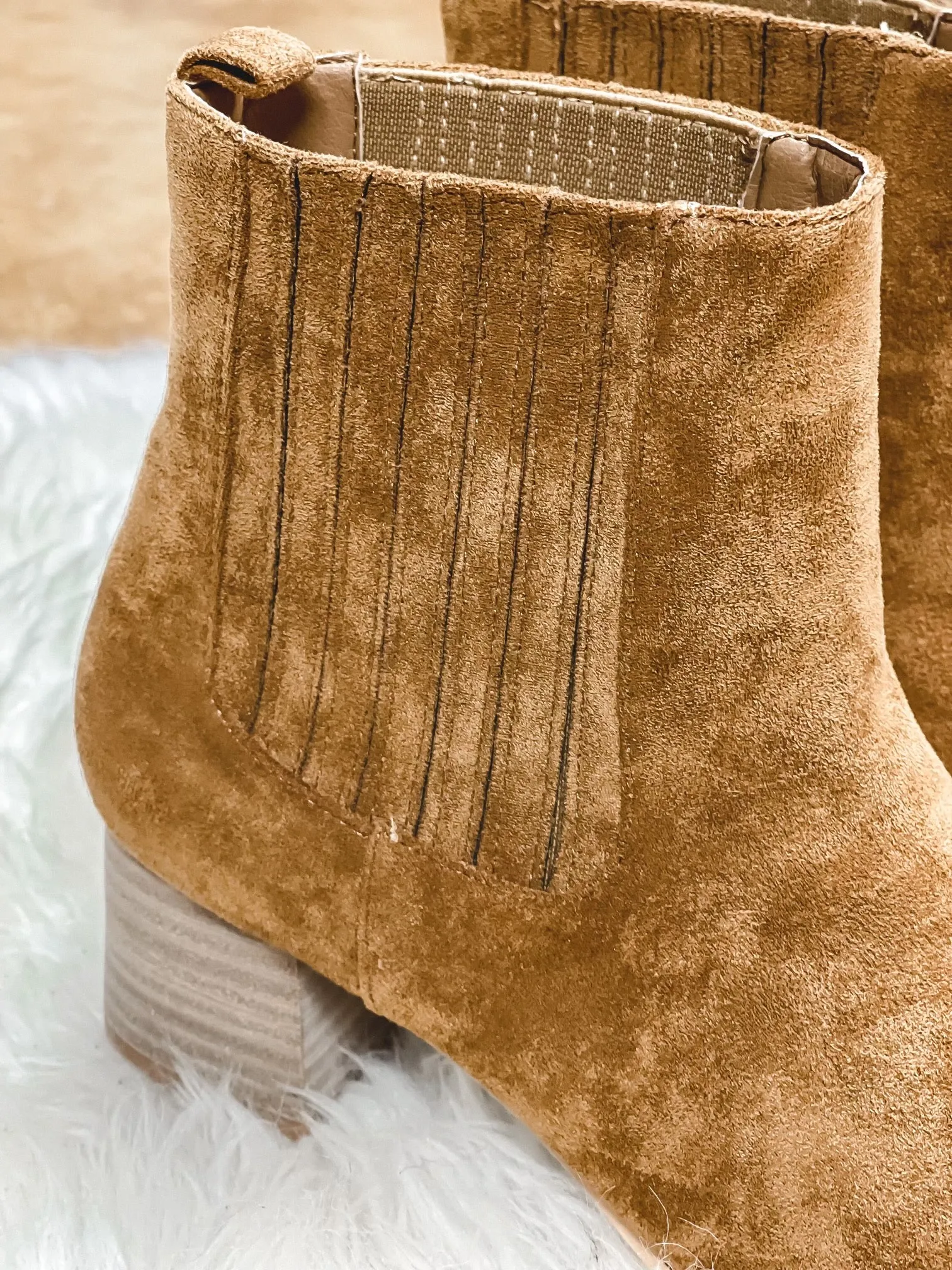 Yitty Tan Suede Bootie